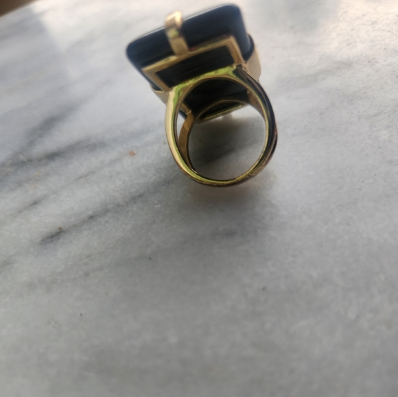 RARE Vintage Kendra Scott Tobin Ring in Black - Picture 3 of 4